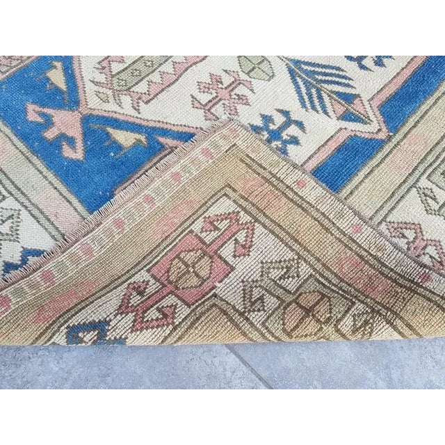 1960s Turkish Rectangular Vintage Rug For Sale - Image 10 of 11
