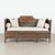 19th Century Swedish Gustavian Original Teal Blue Painted Pine Bench For Sale - Image 4 of 14