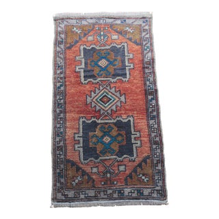 Turkish Red Tone Vintage Rug For Sale