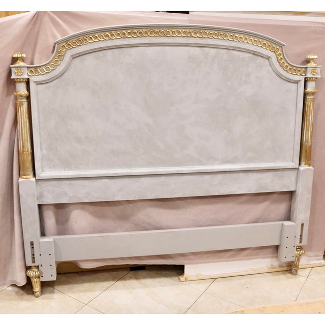 Vintage French Gold Leaf Solid Wood Queen Headboard Chairish