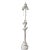 Plaster Tete De Femme Table Lamp After Giacometti For Sale