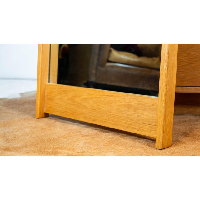 Vintage Charles Webb White Oak Mirror For Sale - Image 4 of 18