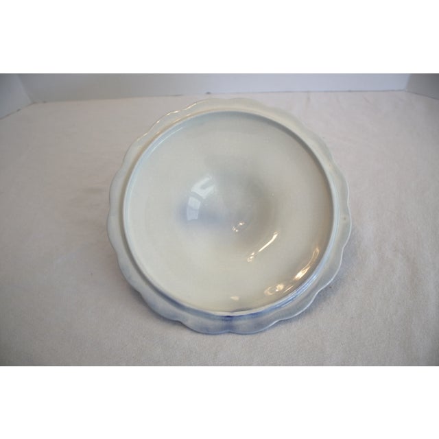 Ceramic Antique English Savoy Covered Bowl For Sale - Image 7 of 9