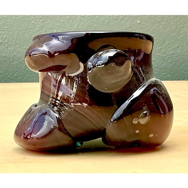 Vintage Original Art Glass Bowl For Sale - Image 10 of 12