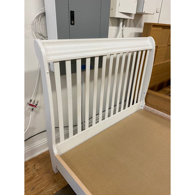 Full Size Morigeau Lepine Convertible Crib Bed Frame Chairish