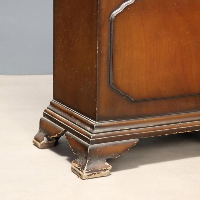 Walt Painted Wood Pendulum Clock, Germany, 1900s For Sale - Image 12 of 14