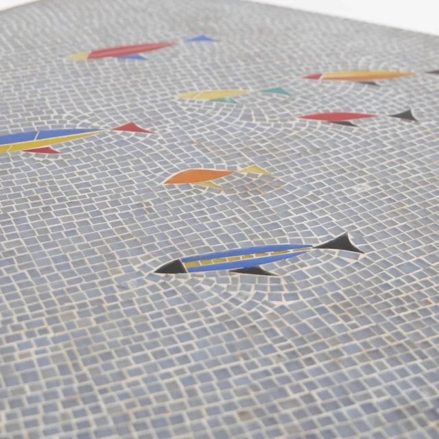 Glass Mosaic Coffee Table, 1970s For Sale - Image 11 of 12