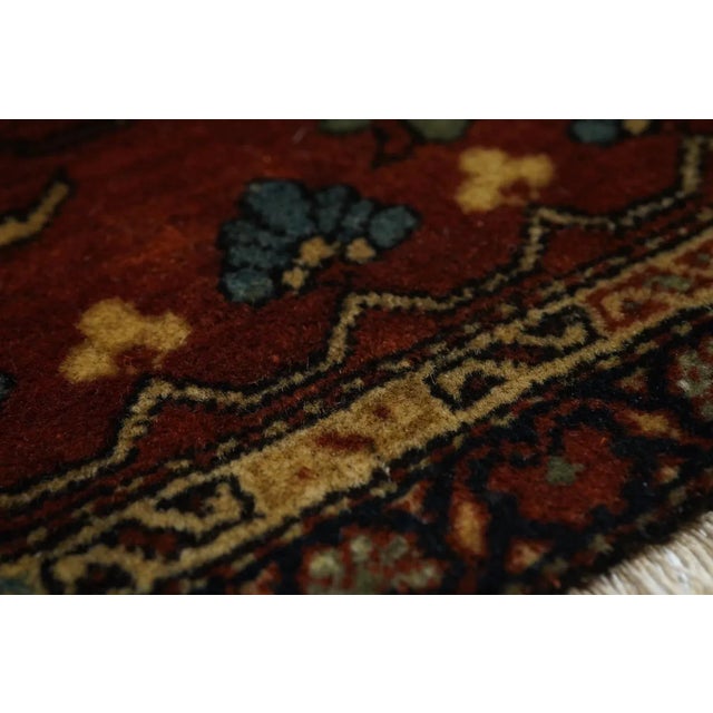 Antique Sarouk Rug 1'10'' x 2'5'' For Sale - Image 9 of 12