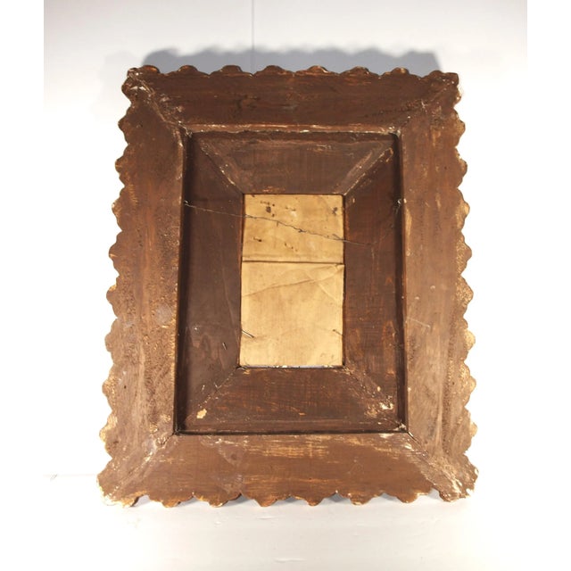 Glass Antique True Wooden Spanish Mirror Moroccan Style For Sale - Image 7 of 7