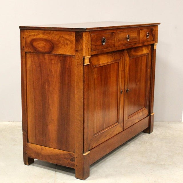 Antique Empire Sideboard in Walnut For Sale - Image 4 of 13