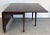 Wood 1950s Antique Style Mahogany Drop Leaf Gateleg Table For Sale - Image 7 of 9