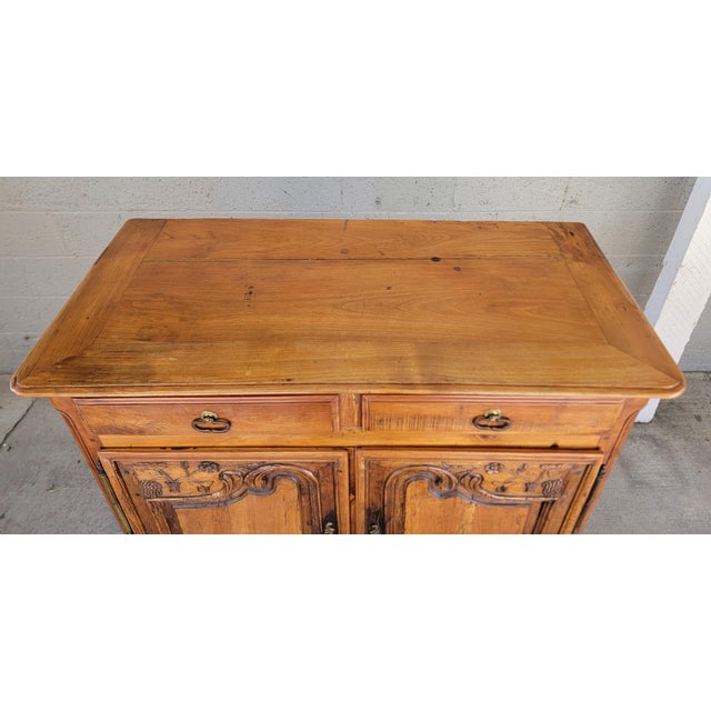 Antique French Country Buffet Louis XV Early 19th Century For Sale - Image 15 of 18