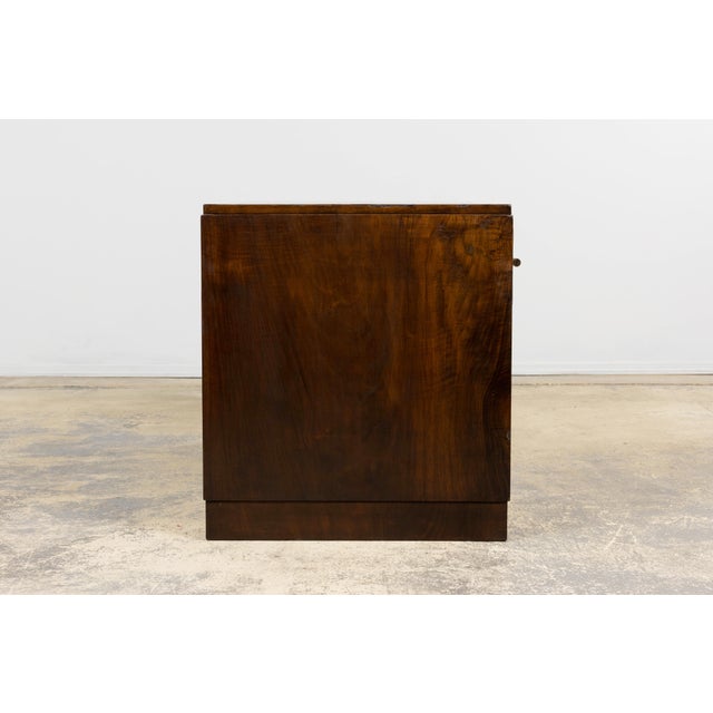 1930s French Art Deco Walnut Writing Desk For Sale - Image 11 of 18