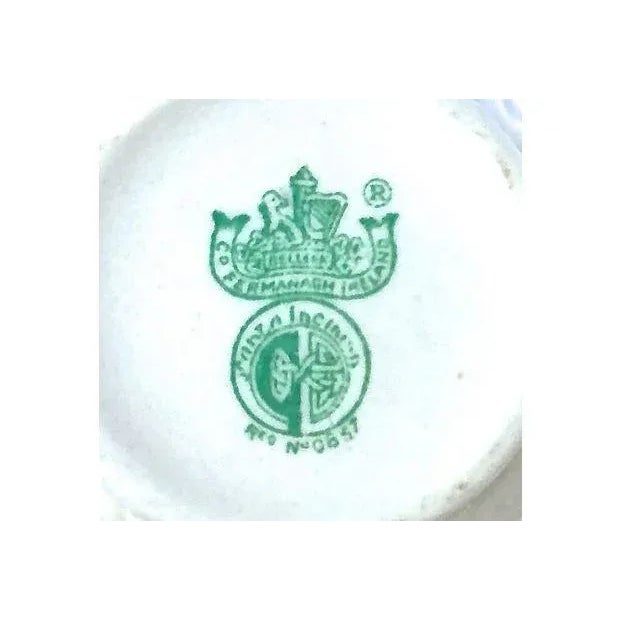 Antique Porcelain Floral Creamer For Sale - Image 4 of 4