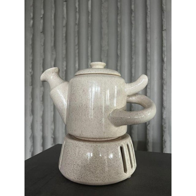 Ceramic Tea Set by Ove Pollas for Pollas Design, Denmark, 1970s, Set of 7 For Sale - Image 3 of 15
