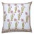 Florence-Gina Lilac & Green Reversible Euro Sham For Sale
