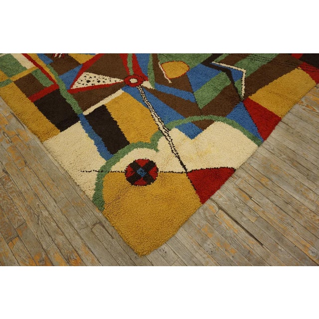 Surprising Multicolor Background Color With Kandinsky Design Influences Vintage Modern European For Sale In New York - Image 6 of 11