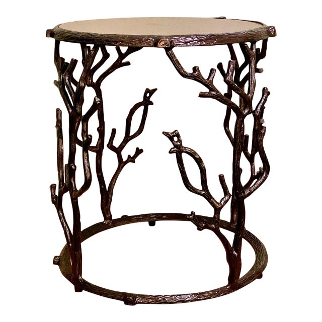 Faux Bois Occasional Table For Sale