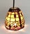 Tiffany Style Slag Glass Lamp Shade Multicolor with Marble Glass. 6 1/2 inches in diameter at the bottom 3 inches at the...