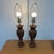 Vintage Carved Wood Table Lamps, Pair For Sale - Image 12 of 12