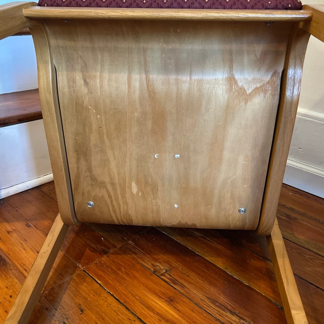 Wood Vintage Bentwood Dining Chair Attributed to Lindau and Lindekrantz for Stendig For Sale - Image 7 of 12