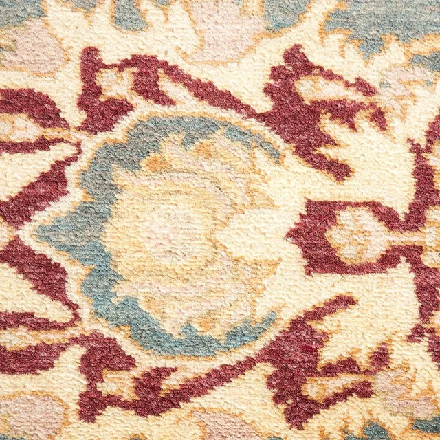 Traditional Mogul Collection Hand-Knotted Area Rug - Gray 6' 1" x 9' 1" For Sale - Image 3 of 4