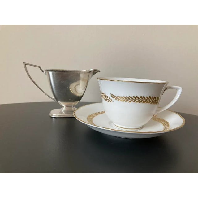 Early 20th Century Vintage Art Deco Silver Creamer Pitcher by Pairpoint For Sale - Image 5 of 12