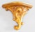 Mid 20th Century Italian Giltwood & Gesso Wall Brackets Shelves - a Pair For Sale - Image 4 of 9