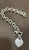 Silver Tiffany & Co. Sterling Silver Heart Tag Charm Bracelet Tiffany & Co. In Box For Sale - Image 8 of 8