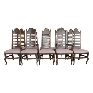 Vintage Drexel Esperanto Dining Chairs (Set of 10) For Sale