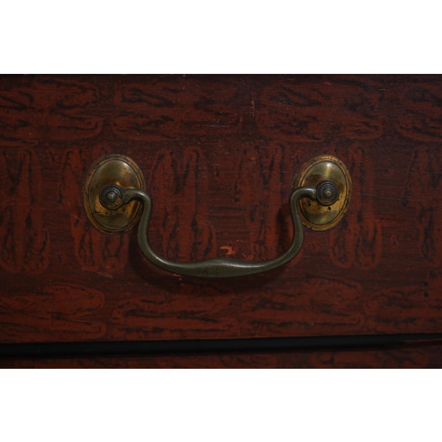 Antique Pennsylvania Dutch Painted Blanket Chest For Sale - Image 13 of 18