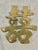 Chinoiserie 1970’s Solid Brass Chinese Symbol Chinoiserie Trivets or Wall Hangings - A Set of 4 For Sale - Image 3 of 10