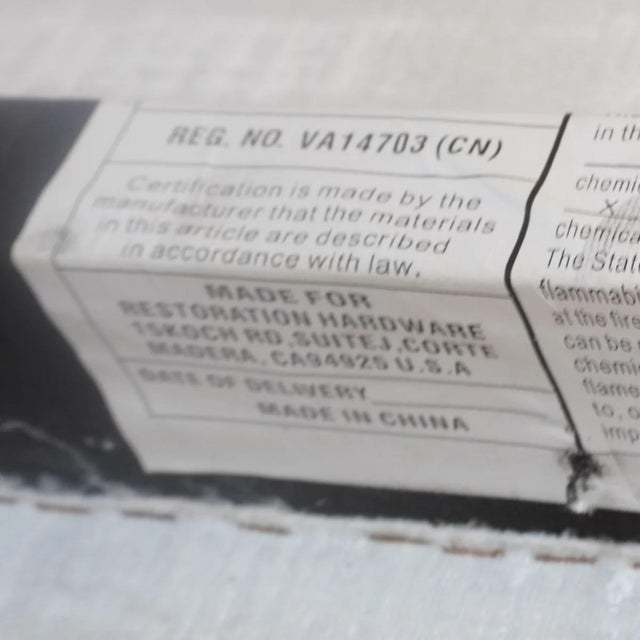 Restoration Hardware Modena Queen Size Platform Bed For Sale In New York - Image 6 of 6