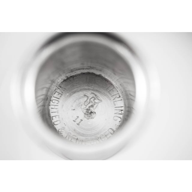 1950s Towle Sterling Midcentury Candlesticks - A Pair For Sale In New York - Image 6 of 6