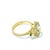 Bochic “Orient” Green Amethyst & Fancy Gem Cocktail Ring 18K Gold & Silver, Size 7 For Sale In New York - Image 6 of 7