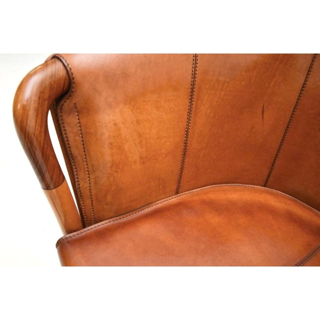 Vintage Italian Leather Armchair from Georgetti Progetti, 1980s For Sale - Image 10 of 14