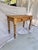 This attractive and timeless 19th century English pine desk has a rectangular shape, raised on four turned legs, and has 2...