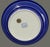 Blue Vintage Japanese Blue & White Plate Marked For Sale - Image 8 of 9