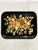 Large black papier-mâché tray, France, 1970s, with a simple and elegant design. This tray is distinguished by its deep...