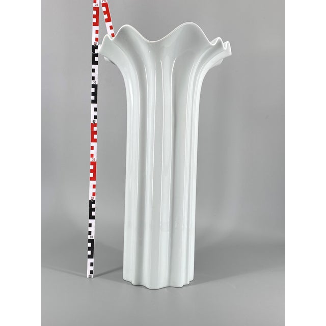 Large Porcelain Floor Vase Tavola Argos by Hutschenreuther, 1990s For Sale - Image 13 of 14