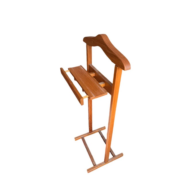 Offered is a beautiful Danish modern valet stand crafted from solid teak by PBJ Mobler, Denmark – a true piece of 1970s...