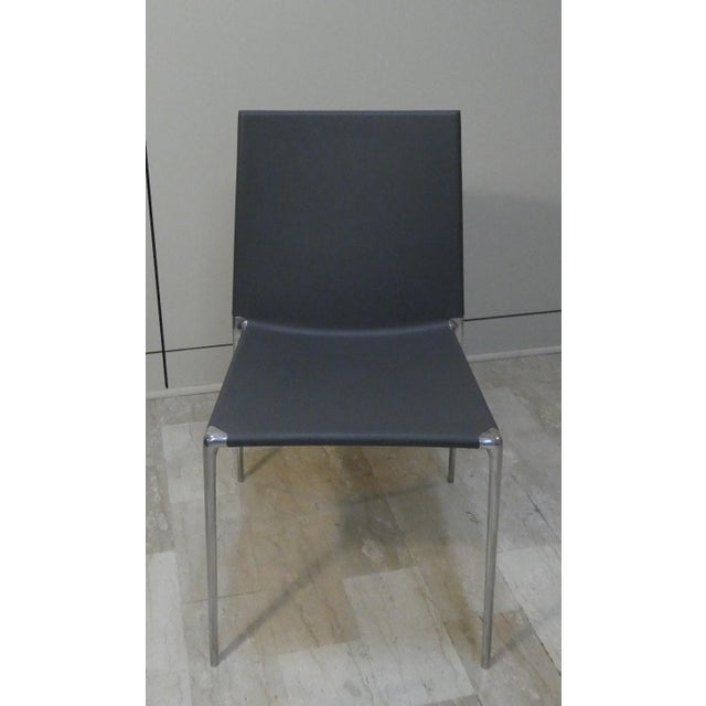 Metal Aluminum and Polyurethane Chairs by Roberto Barbieri for B&B Italia, 2000s, Set of 4 For Sale - Image 7 of 18