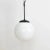 1950s Czech Opaline Pendant Light For Sale - Image 5 of 5