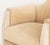 Wood Lewis Mittman Art Deco Style Beige Fabric Upholstered Easy Arm Chair For Sale - Image 7 of 10