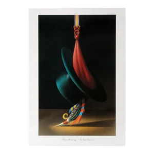 1998 Juris Dimiters "Brainstorming" Fine Art Print Lithography Vintage Limited Edition