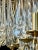Hollywood Regency Gilt Bronze and Crystal Chandelier For Sale - Image 11 of 13
