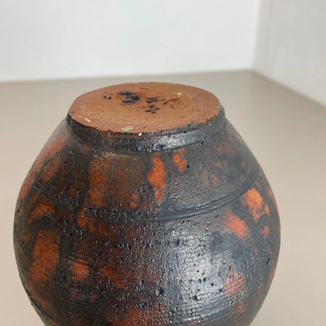 Abstract Ceramic Studio Pottery Vase from Gerhard Liebenthron, Germany, 1970s For Sale - Image 14 of 18