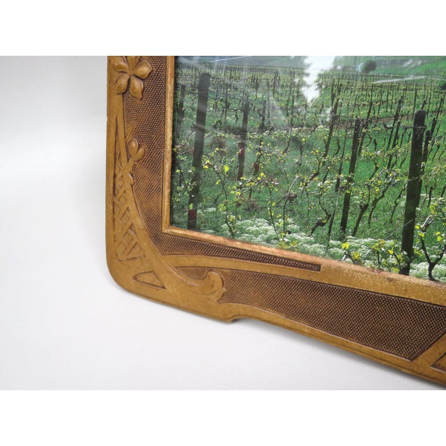 Art Nouveau Picture Frame in Vulcanized Fibre For Sale - Image 13 of 18