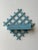 Wood Antique Folk Art Diamond-Form Lattice Back Wall Pocket, Early 20th Century For Sale - Image 7 of 15