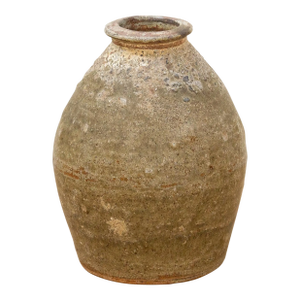 Rustic Stoneware Chinese Vessel